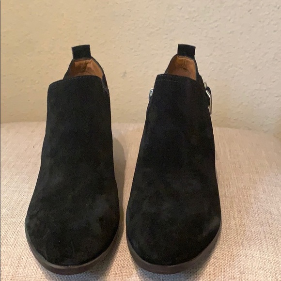 franco sarto calf hair booties